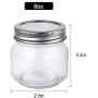 Betrome 8 OZ Mason Jar 24 Stück mit Silber Regular Deckel für Marmelade, Gelee, Honig, Bohnen, Gewürze, Hochzeit Favors, Baby-Dusche Favors, Party Favors