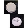 Mini Tea tin,Ceramic Moisture-proof Tea Storage jars Tea caddy For Spices Candy Coffee Cookie Nuts-G 8x8cm(3x3inch)