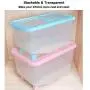 Kitchen Food Storage Jar Airtight Food Storage Stackable Cereal Storage Containers with Airtight Lids, BPA Free & Food Grade Plastic, Cereal Box for Kitchen Rice Pasta Flour Coffee Pet Food Storage.