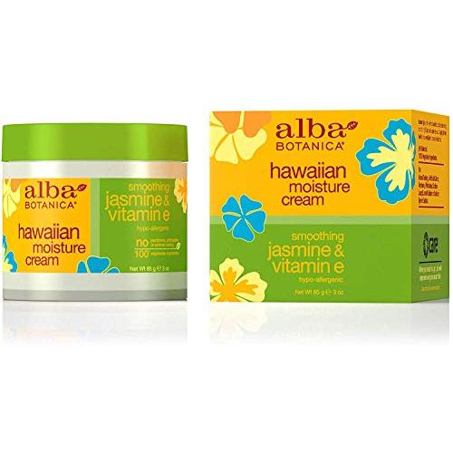 Alba Botanica Smoothing Jasmine & Vitamin E Hawaiian Moisture Cream, 3 oz.