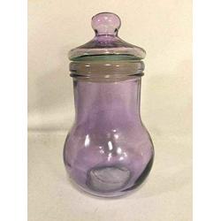 SVE Apothecary Storage Purple Glass Jar Made In Italy