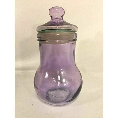 Bocal en verre violet Made in Italy – SVE Apothecary Storage Bocal en verre violet Made in Italy – SVE Apothecary Storage