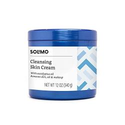 Amazon Brand - Solimo Cleansing Skin Cream with Eucalyptus Oil, 12 Ounce (Pack of 4)