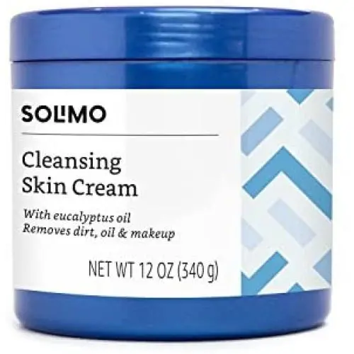 Amazon Brand - Solimo Cleansing Skin Cream with Eucalyptus Oil, 12 Ounce