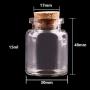 | Storage Bottles & Jars | 24pcs 10ml 15ml 20ml 25ml 30ml Cute Clear Glass Bottles with Cork Stopper Empty Spice Bottles Jars DIY Crafts Vials | by HUDITOOLS | 1 PCs