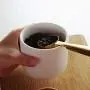 TOPBATHY Ceramic Container Food Storage jar Tea Coffee Sugar canisters with Wooden lid for Kitchen (Small Size, White)