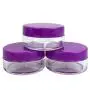 Bouteilles Rondes Transparents 10G/10ML (20 Pièces) avec Couvercles Violettes pour Bijoux Petits, Mélange de Peinture, Accessoires Artistiques et Autres Fournitures de Loisirs Créatifs – Sans BPA Bouteilles Rondes Transparents 10G/10ML (20 Pièces) avec Couvercles Violettes pour Bijoux Petits, Mélange de Peinture, Accessoires Artistiques et Autres Fournitures de Loisirs Créatifs – Sans BPA