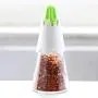 DUDDP Lagerraum Spice-Set Spice-Gläser Behälter +6 Gewürzboxen Aufbewahrungsboxen Gewürzschubladenregal, Rotierender Gewürz-Set für Küche/Restaurant usw.