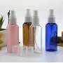12 Stück 50 ml 1,7 oz Wiederbefüllbare PET/PP Kunststoff Lotion Pumpflaschen Behälter mit Klarem Pumpenkopf und Deckel, Dicht verschließbare Reisegröße für Essenzen, Öle, Gesichtsreiniger, Körpercreme (Transparent)