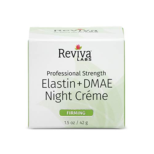 Reviva Labs Night Cream, Elastin & DMAE, 1.5 Ounce