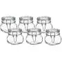 Bormioli Rocco Fido Clear Glass Jar with 85 mm Gasket,0.5 Liter (Pack of 6) (6 Items) Bormioli Rocco Fido Clear Glass Jar with 85 mm Gasket,0.5 Liter (Pack of 6) (6 Items)