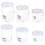 BESTONZON Airtight Food Storage Container Transparent Food Grains Crisper Seal Home Kitchen containers
