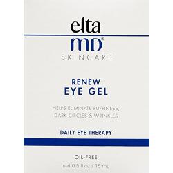 EltaMD Renew Eye Gel for Dark Circles, Under-Eye Puffiness, Fine Lines and Wrinkles, Anti-Aging Eye Cream with Peptides & Hyaluronic Acid, 0.5 oz.