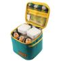 Portable Seasoning Spice Jar Sauce Condiment Bottle Containers Set for BBQ Camping with Storage Bag