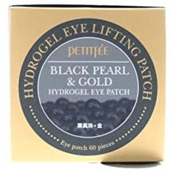 Petitfee Black Pearl and Gold Hydrogel Eye Patch, 60 Sheet