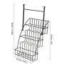 Yosoo Cabinet Spice Rack, Large capacity Coated Iron Wire 3-Tier Elevated Spice Jars Bottles Rack Kitchen Home Storage Shelf Organizer Black Yosoo Cabinet Spice Rack, Large capacity Coated Iron Wire 3-Tier Elevated Spice Jars Bottles Rack Kitchen Home Storage Shelf Organizer Black