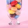 HOUSIYU Candy Jar Transparent Glass Storage Jar Suitable for Snack Cereal Storage, Decorative Candy Self-Service Cans Food Cans/Wedding Center, Two-Piece Set