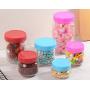 Round Mason Jar Lids Colored Plastic Storage Caps 6 Regular Mouth and 6 Wide Mouth Leak proof Canning Cover for Ball Kerr Glass Mason Jars