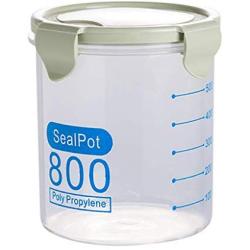 Transparent Plastic Sealed Cans Milk Powder Cereal Grain Storage Container Kitchen Refrigerator Food Storage Box Food Dispensers