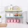 Étagère d'angle pour épices, support de bouteilles, organisateur de rangement pour cuisine et salle de bain (Bleu)