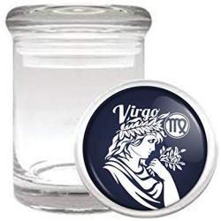 Virgo Astrological Sign Horoscope Medical Odorless Glass Jar