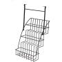 Yosoo Cabinet Spice Rack, Large capacity Coated Iron Wire 3-Tier Elevated Spice Jars Bottles Rack Kitchen Home Storage Shelf Organizer Black