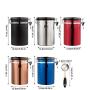 Umiwe Airtight Coffee Canisters, 1.8 Litre Large Stainless Steel Coffee Container with Date Tracker, Scoop and CO2 Valve, Food Vacuum Storage Jar Can for Beans, Grounds, Tea, Flour, Cereal, Sugar