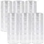 Beauticom 6 Pack(36 Pieces) 10G/10ML Empty Round Transparent Stackable Plastic Embellishment Bead Glitter Charm Craft Jars with Clear Lid