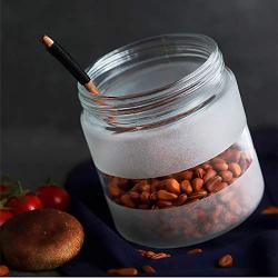 Jars for Scrubs, Transparent Storage containers with lid Versatile Durable Mason jar Round Glass Pot-C 1700mlx2