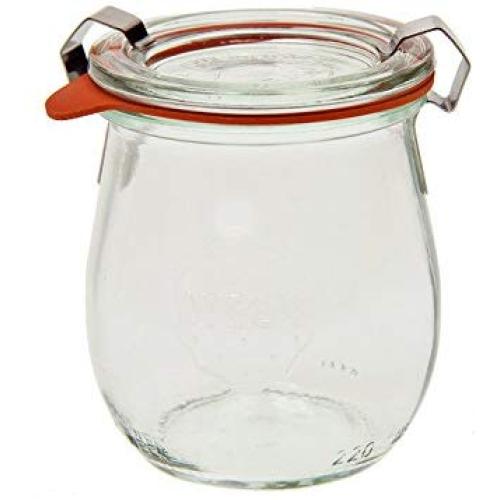 Pot à Gel Weck 762 – 1/5 Litre, Set de 6 Pot à Gel Weck 762 – 1/5 Litre, Set de 6