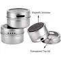 Ensemble de 12pcs/6pcs Pots en Acier Inox pour Épices, Sel, Poivre, Conserves, Contenants de Rangement pour Épices Ensemble de 12pcs/6pcs Pots en Acier Inox pour Épices, Sel, Poivre, Conserves, Contenants de Rangement pour Épices