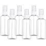 ALLINONE Fine Mist Spray Bottle, Clear Travel Spray Bottles for Perfumes, Cleaning Products, Essential Oils, Aromatherapy, Misting Plants, and Vinegar Mixtures Containers