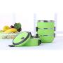 wekold Stainless Steel Lunch Containers Portable Themral Lunch Box Food Storage Box Lunch Boxes