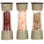 Condiment Spice Ingredient Grinder Crushing Bottle Kit, Set of 8 Condiment Storage Boxes Jars