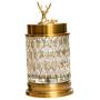 joyMerit Kitchen Canister Set With Airtight Lid For Food Storage, Store Coffee, Sugar, Tea, Spices, Dry Food and More (Deer Statue)