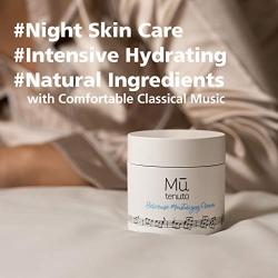 MU TENUTO Berceuse Moisturizing Cream (3.38 fl. oz.) - Hypoallergenic Intensive Hydrating Facial Cream with Natural Ingredients, Night Skin Care by Classical Music, Comfortable Herb Fragrances