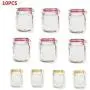 10pcs Mason Jar Pattern Food Saver Storage Bags Kitchen Organizer Snacks Fresh Food Storage Bags Color Randomly