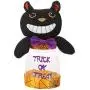 Boîte d’Ornement Décoration d’Intérieur Halloween Festive Cadeau Sucré Chat Noir (WinnerEco)