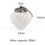 Bunte Porzellan Tee Box Mini Rohkeramik Tee-Stoffbehälter für Küche Lebensmittelfläschchen mit Deckel Fall/Behälter/Topf, Rot