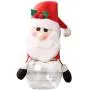 Christmas Candy Jar - Food Storage Container Christmas Elk & Santa & Snowman Clear Plastic Candy Jar Gift Bottle Holder Christmas Candy Jar - Food Storage Container Christmas Elk & Santa & Snowman Clear Plastic Candy Jar Gift Bottle Holder