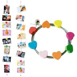 JUSTDOLIFE Hanging Photo Display Creative Magnetic Metal String Hanging Picture Display