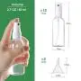 12PCS 80ml/2.7ounce Spray Bottles with 2 Funnels, Fine Mist Clear Spray Bottles Portable Refillable Mini Travel Bottles Liquid Containers for Make-Up Cosmetic Makeup 12PCS 80ml/2.7ounce Spray Bottles with 2 Funnels, Fine Mist Clear Spray Bottles Portable Refillable Mini Travel Bottles Liquid Containers for Make-Up Cosmetic Makeup