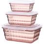 Plastic Kitchen Square Food Storage Containers Canister Grain Storage Tanks Food Storage Jar Airtight Food Storage Containers-weibo