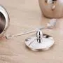 Ensemble de bocaux à épices en acier inoxydable DUDDP, contenants pour assaisonnements avec 3 bocaux, 3 cuillères à servir. Inclut une étagère à épices gain de place (Argent), fournitures de cuisine. Ensemble de bocaux à épices en acier inoxydable DUDDP, contenants pour assaisonnements avec 3 bocaux, 3 cuillères à servir. Inclut une étagère à épices gain de place (Argent), fournitures de cuisine.