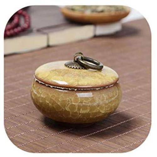 6.5Cm4.8Cm Ceramic Jar Tea Storage Box Sealed Cans Portable Travel Kitchen Bar Supplies Storage Box,8