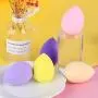 10 Packs Makeup Sponge Blender Egg Shaped Foundation Blending Sponge Multi Colored Beauty Sponge Set Flawless for Liquid Cream and Powder