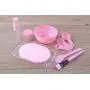 Kit de Soin Facial en Plastique 9 Pièces – Inclus : Masques, Brosse, Bol, Spatule, Râpe, Cuillère Mesurante, Éponge de Nettoyant, Pulvérisateur – Accessoires pour un Rituel de Soin Faciale DIY.