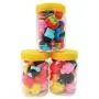 Silikonschalen 20er Pack, 3ml Schädel-förmige Behälter, Bunt, für Konzentrate, Wachs, Öl, Dabbing-Behälter (50 Stück)