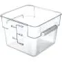 Carlisle 10724AF07 StorPlus Square Container, 11.13" Length, 11.13" Width, 8.25" Height, Polycarbonate, 12 Quart, Purple (Pack of 6) Carlisle 10724AF07 StorPlus Square Container, 11.13" Length, 11.13" Width, 8.25" Height, Polycarbonate, 12 Quart, Purple (Pack of 6)