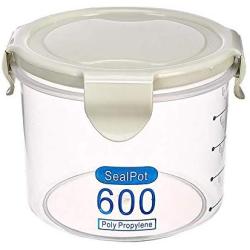 Kitchen Food Storage Jar Airtight Food Storage Kitchen Glass Jar Moisture-Proof Home Multi-Purpose Jam Bottle Cruet Plastic Transparent Milk Powder Sealing Box